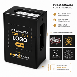 BladeBox – Porta Lamette Professionale Personalizzabile
