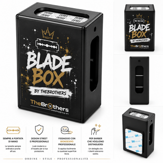 BladeBox – Porta Lamette Professionale Personalizzabile