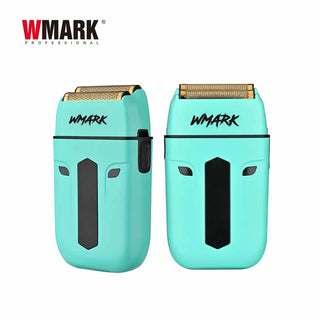 Kit WMARK NG-8637KIT blu: shaver visto frontalmente e di lato